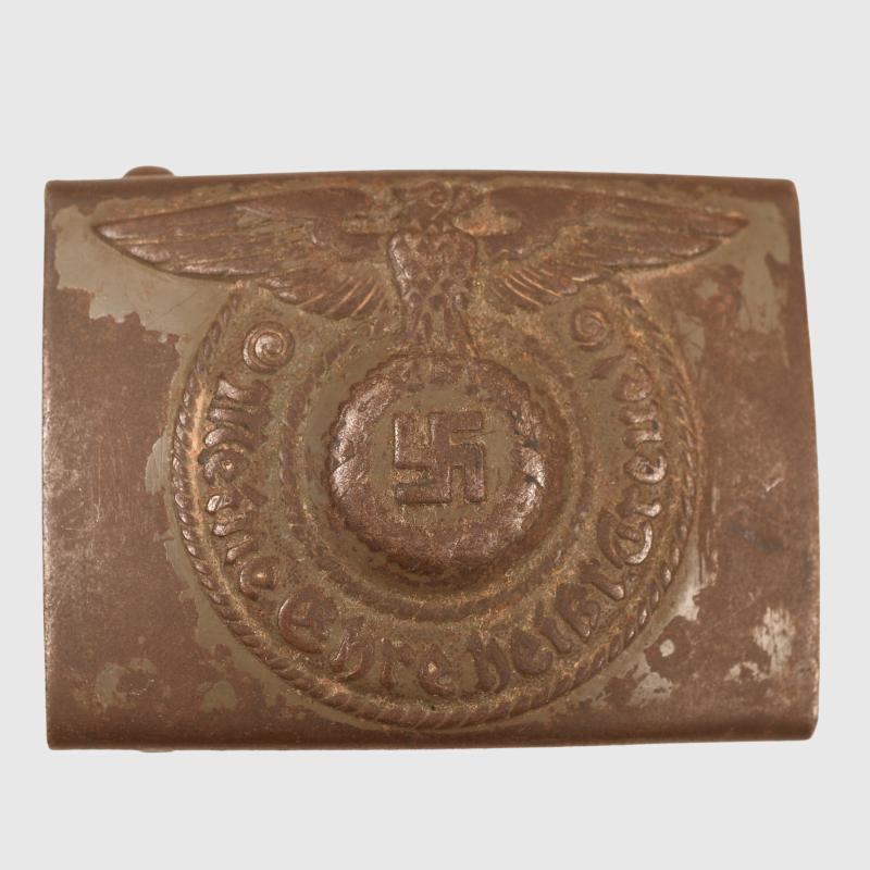 GERMAN WWII WAFFEN SS BELT BUCKLE BY RODO.