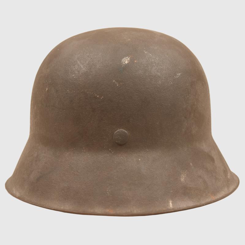 GERMAN WWII KRIEGSMARINE SINGLE DECAL M 42 COMBAT HELMET.