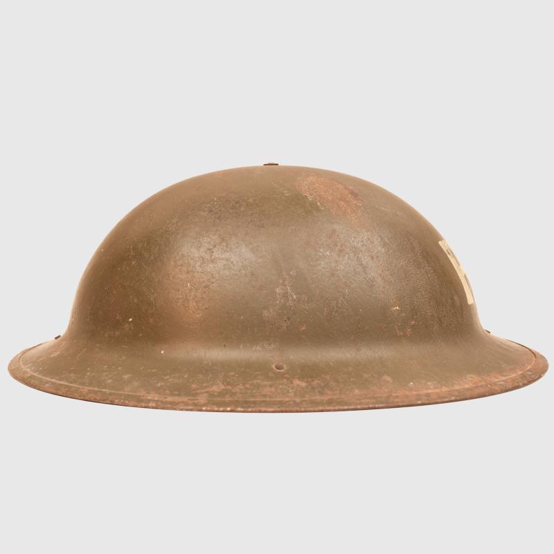 AMERICAN WWII PUBLIC HEALTH BRODIE HELMET.