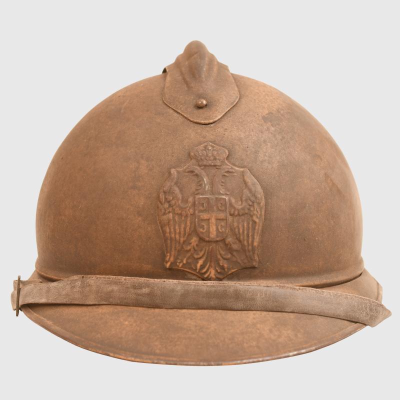 SERBIAN WWI ADRIAN HELMET.