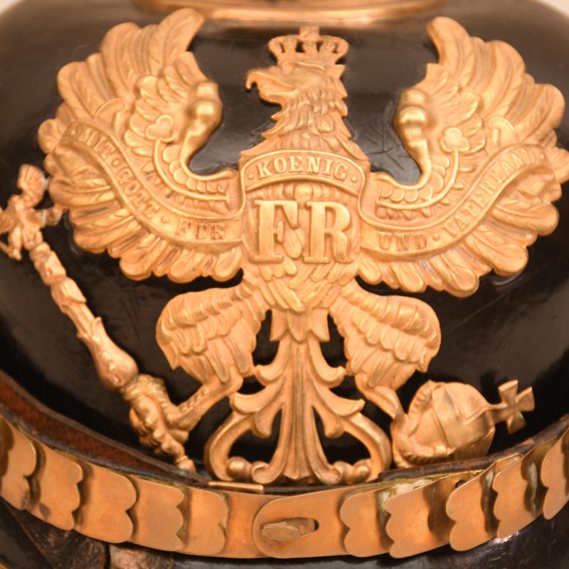 GERMAN WWI HANSEATIC PRUSSIAN OFFICERS PICKELHAUBE.