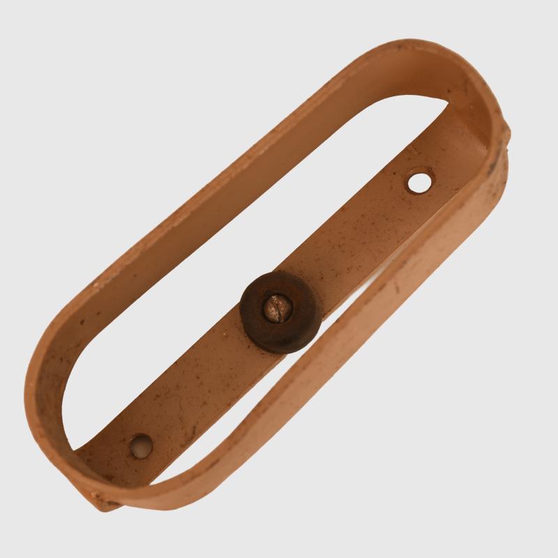 GERMAN WWII K98 RIFLE BUTT VEHICLE HOLDER, REPRODUCTION.