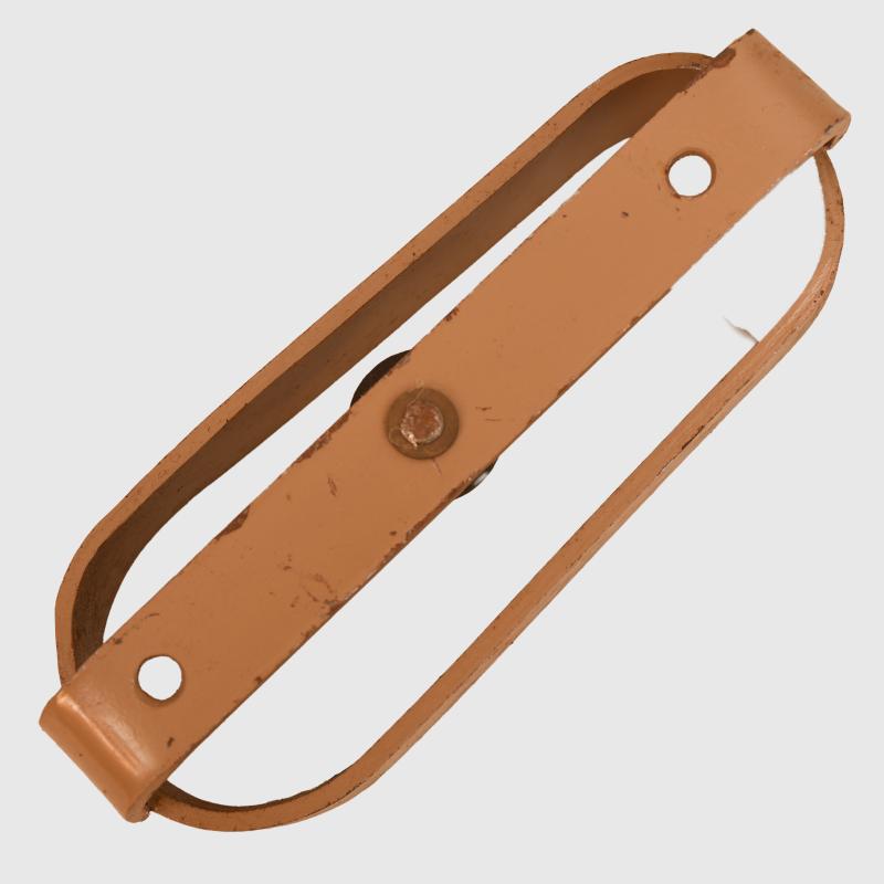 GERMAN WWII K98 RIFLE BUTT VEHICLE HOLDER, REPRODUCTION.