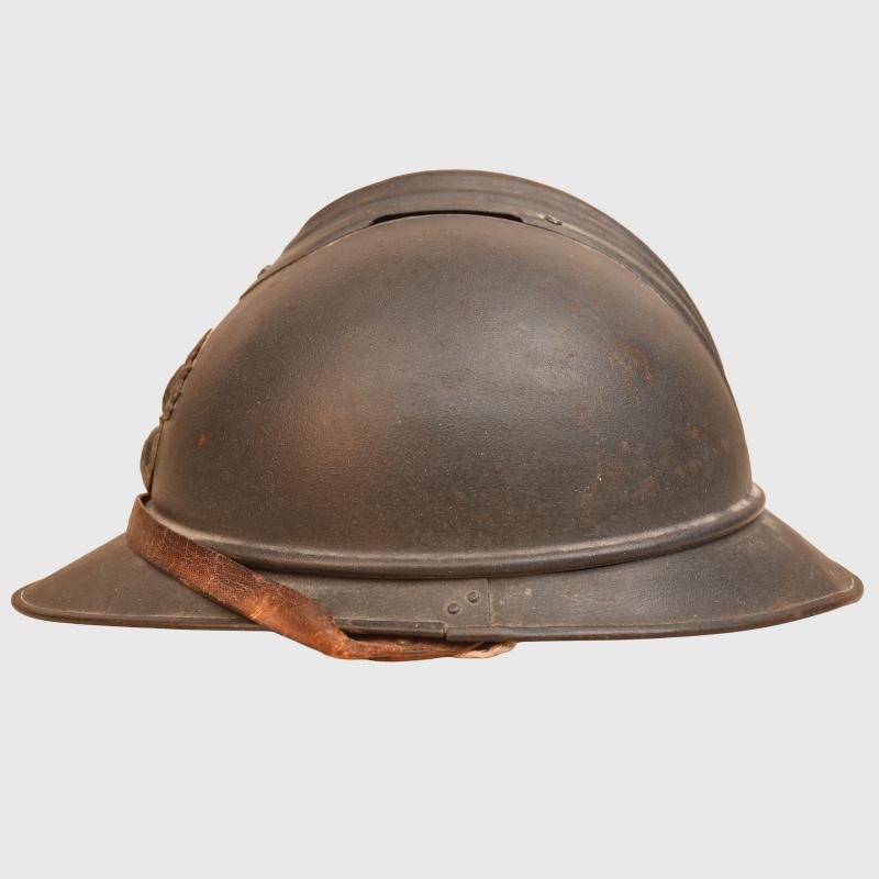FRENCH WWI INFANTRY HORIZON BLUE ADRIAN HELMET.