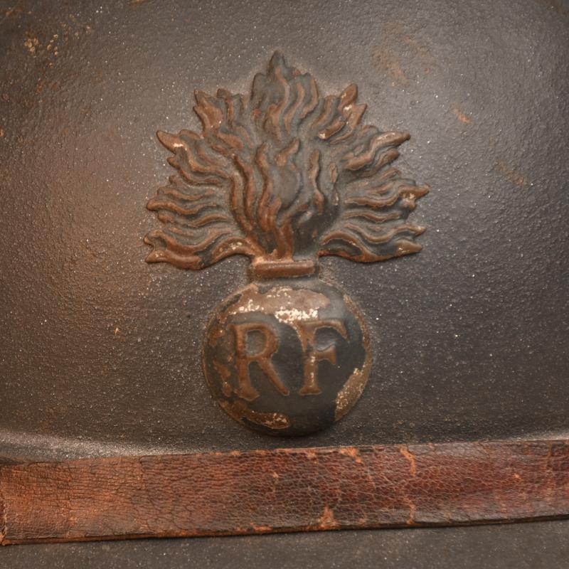 FRENCH WWI INFANTRY HORIZON BLUE ADRIAN HELMET.