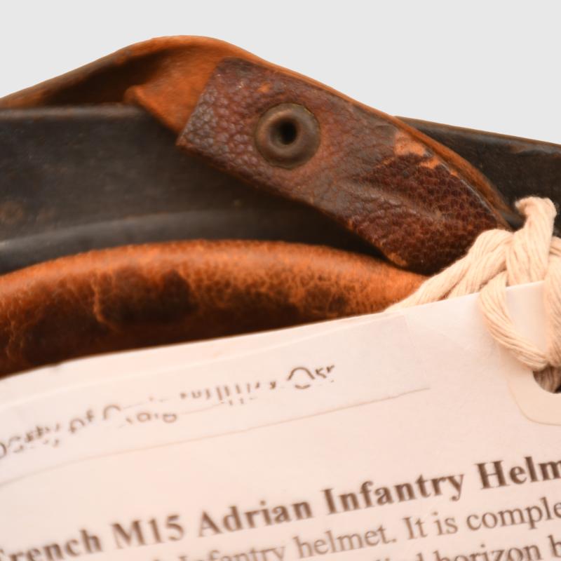 FRENCH WWI INFANTRY HORIZON BLUE ADRIAN HELMET.