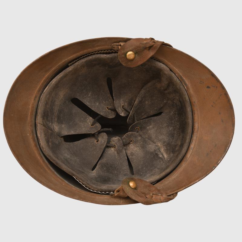 FRENCH WWI COLONIAL INFANTRY ADRIAN HELMET.