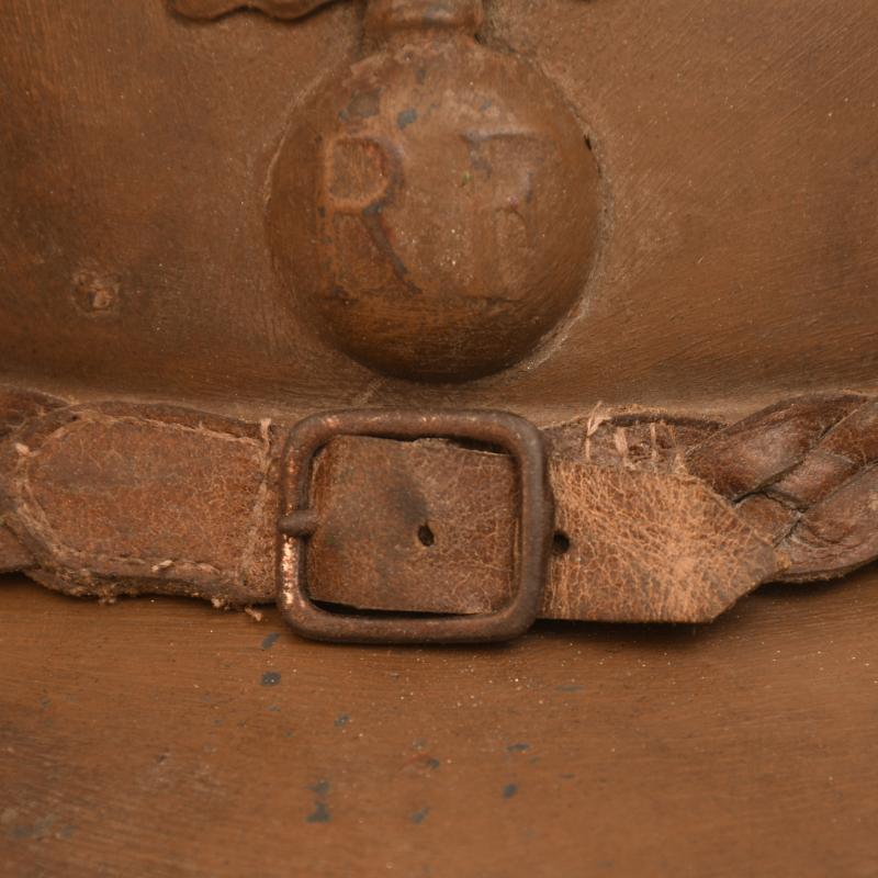 FRENCH WWI COLONIAL INFANTRY ADRIAN HELMET.