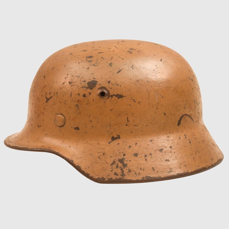 GERMAN WWII LUFTWAFFE TROPICAL M.35 COMBAT HELMET.