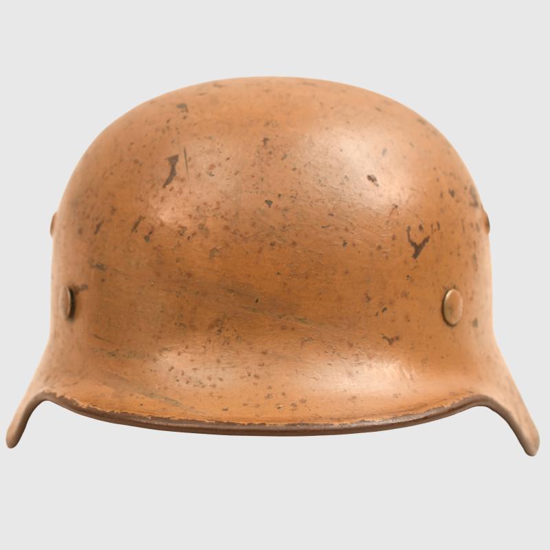GERMAN WWII LUFTWAFFE TROPICAL M.35 COMBAT HELMET.