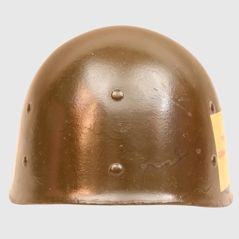 US WWII M1 HELMET LINER IDENTIFIED.