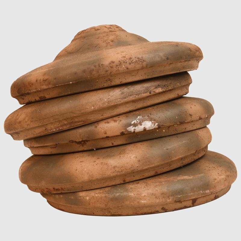 GERMAN WWII REPRODUCTION KUBELWAGON OR SCHWIMMWAGON HUB CAPS.