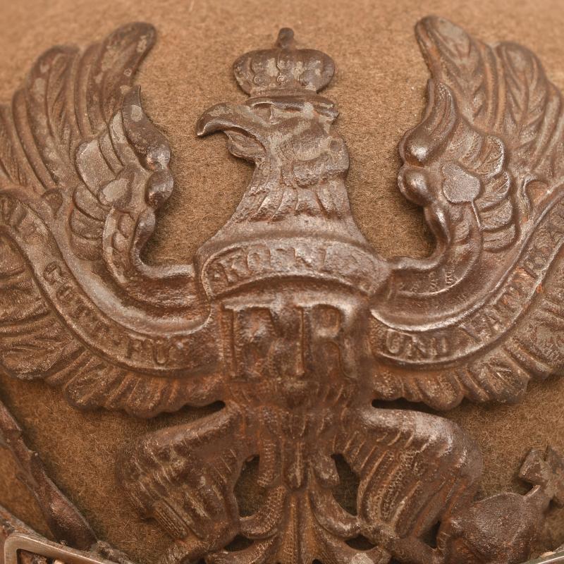 GERMAN WWI PRUSSIAN FELT PICKELHAUBE.