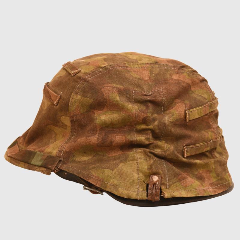 GERMAN WWII WAFFEN SS BLURRED EDGE HELMET COVER.