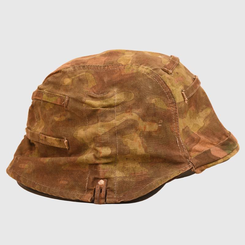 GERMAN WWII WAFFEN SS BLURRED EDGE HELMET COVER.