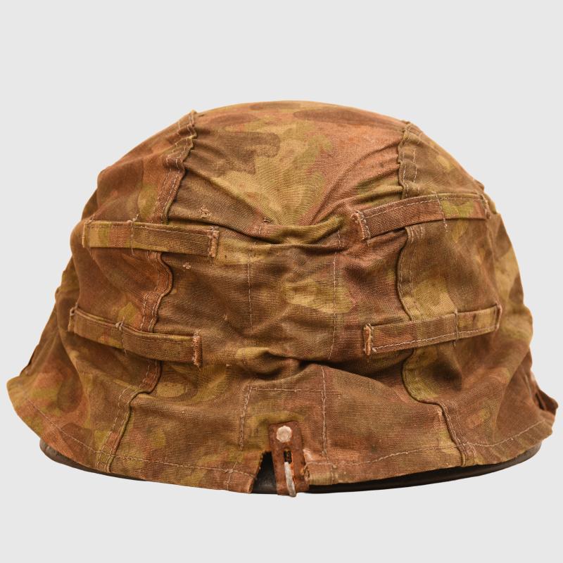 GERMAN WWII WAFFEN SS BLURRED EDGE HELMET COVER.