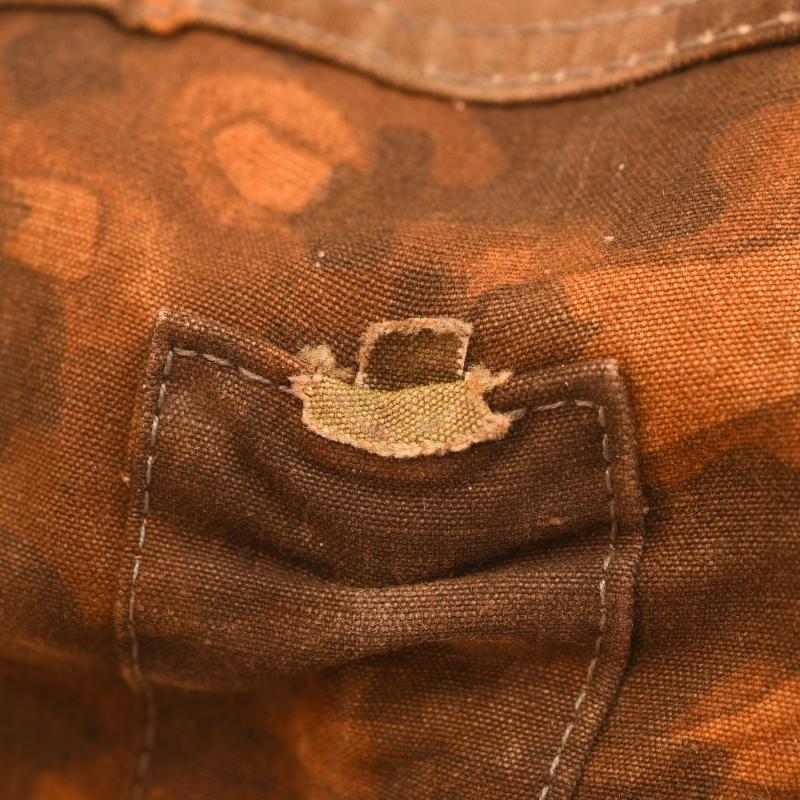 GERMAN WWII WAFFEN SS BLURRED EDGE HELMET COVER.