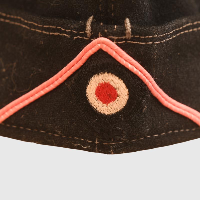 GERMAN WWII PANZER ENLISTED RANKS OVERSEAS CAP.