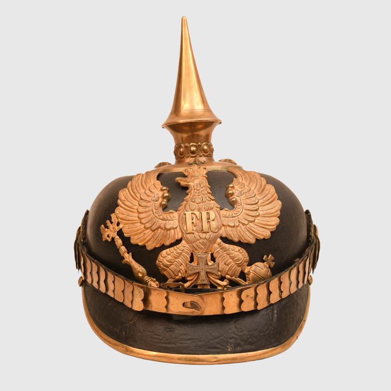 GERMAN WWI PRUSSIAN LANDWEHR OFFICERS PICKELHAUBE.