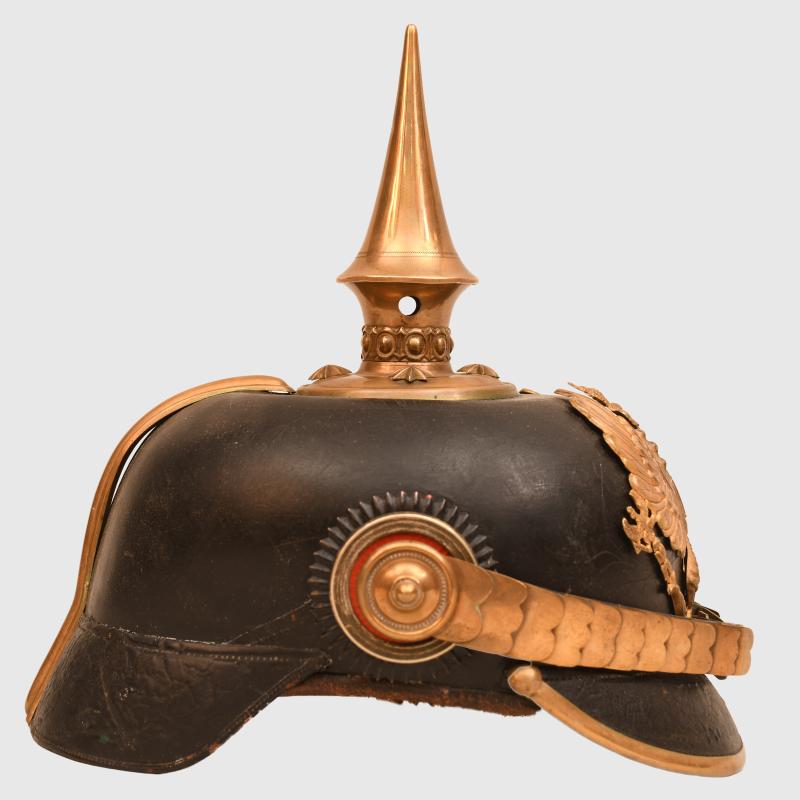GERMAN WWI PRUSSIAN LANDWEHR OFFICERS PICKELHAUBE.