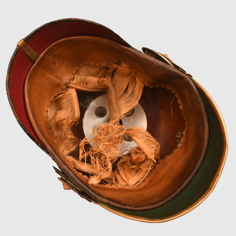 GERMAN WWI PRUSSIAN LANDWEHR OFFICERS PICKELHAUBE.