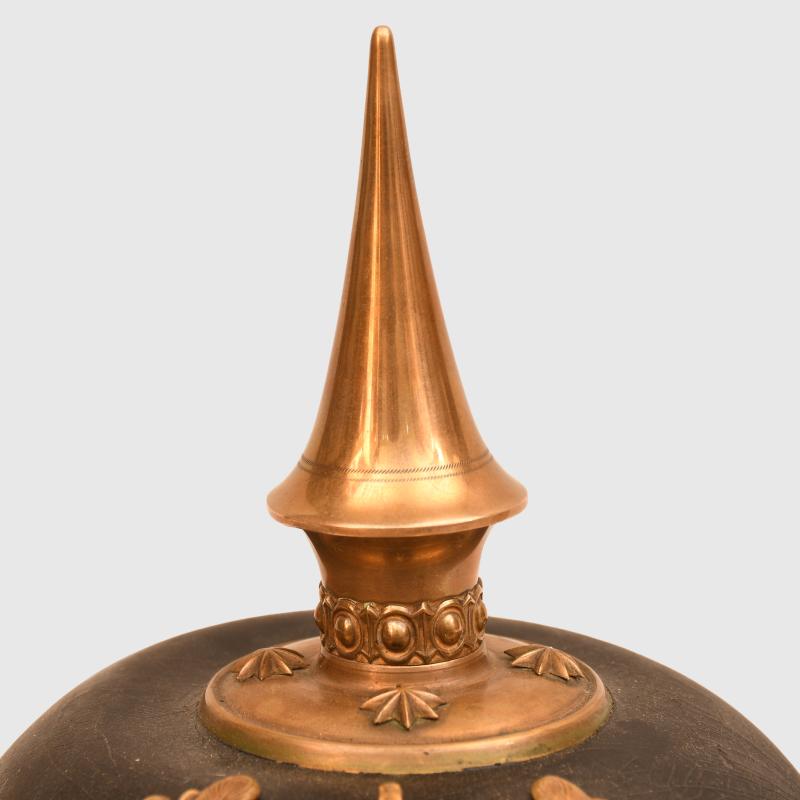 GERMAN WWI PRUSSIAN LANDWEHR OFFICERS PICKELHAUBE.