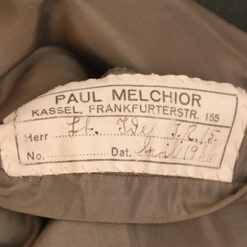 GERMAN WWII JAGER OFFICERS PARADE TUNIC.