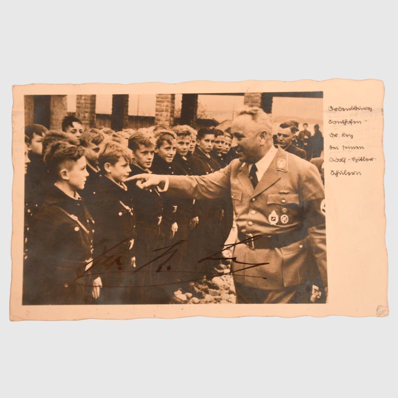 GERMAN WWII ROBERT LEY SIGNATURE.