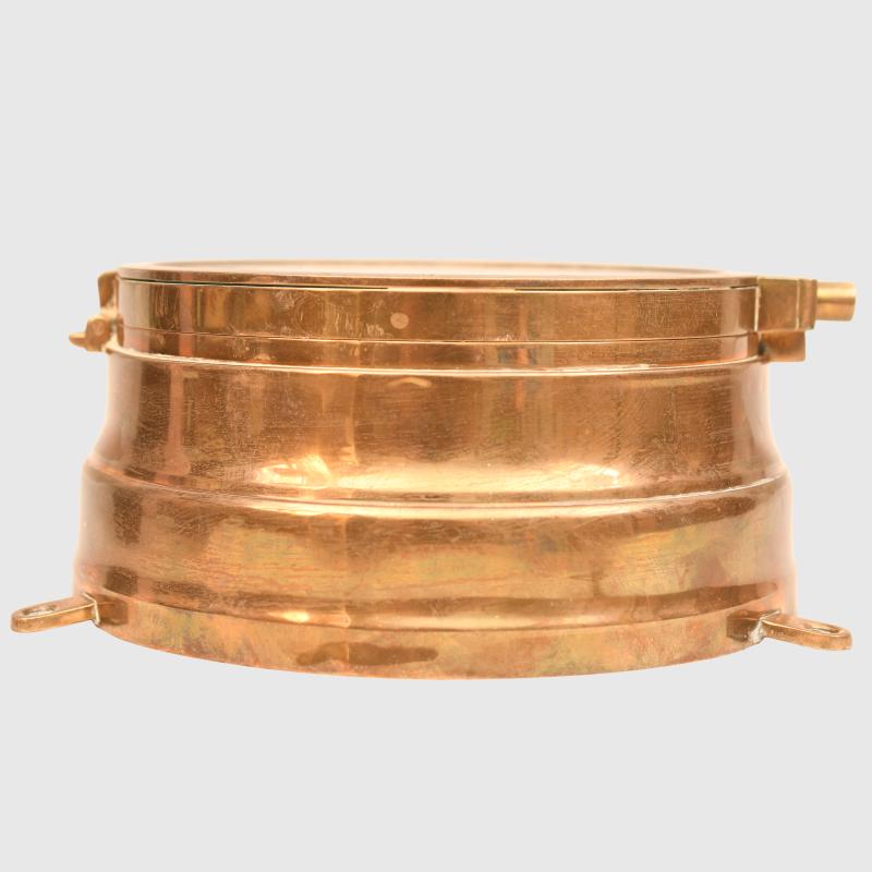 GERMAN WWI IMPERIAL NAVAL SHIPS DECK BULKHEAD CLOCK.