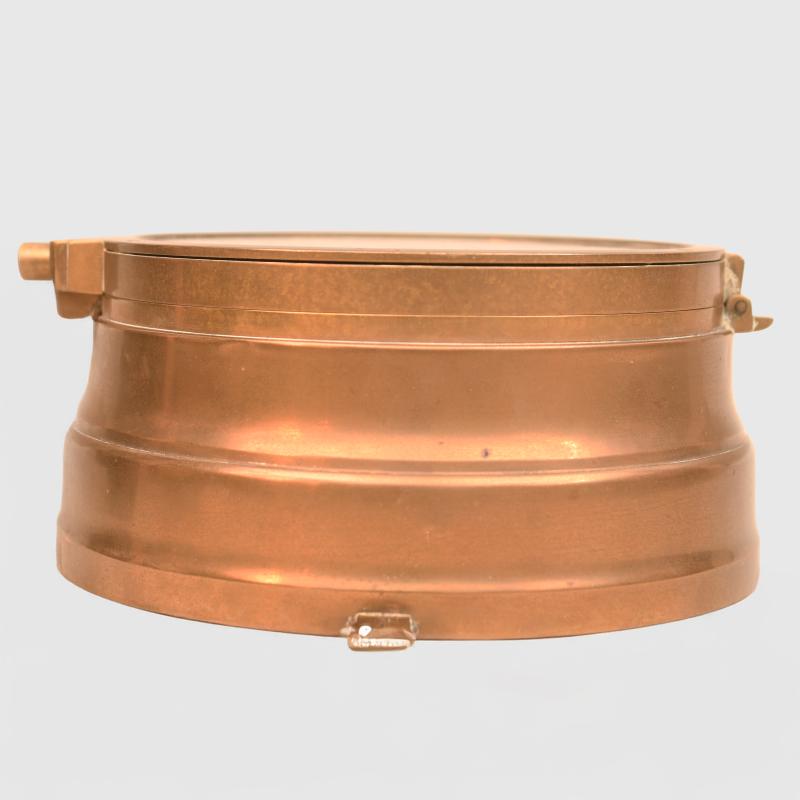 GERMAN WWI IMPERIAL NAVAL SHIPS DECK BULKHEAD CLOCK.