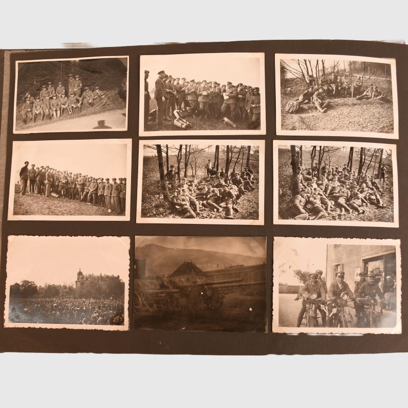 GERMAN WWII STALHELM PHOTOGRAPH ALBUM.