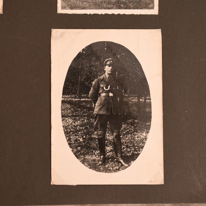 GERMAN WWII STALHELM PHOTOGRAPH ALBUM.