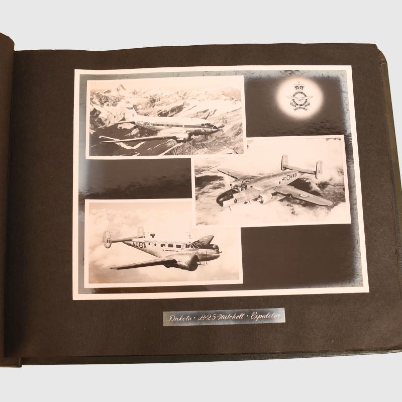 CANADIAN WWII EX GERMAN LUFTWAFFE PILOT’S CANADIAN TRAINING ALBUM.
