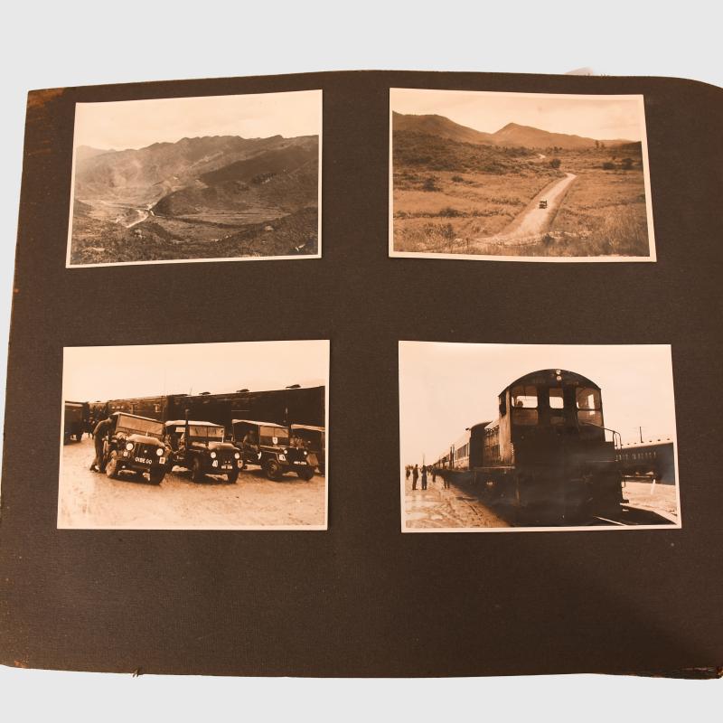 BRITISH POST WWII KOREAN WAR PHOTOGRAPH ALBUM.
