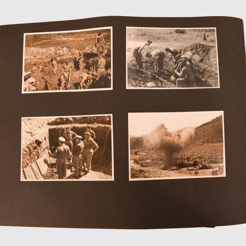 BRITISH POST WWII KOREAN WAR PHOTOGRAPH ALBUM.