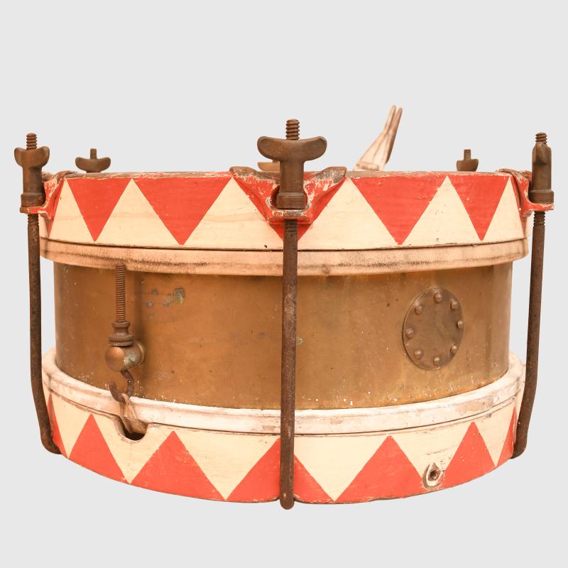 GERMAN WWII POLITICAL OR MILITARY SIDE DRUM.