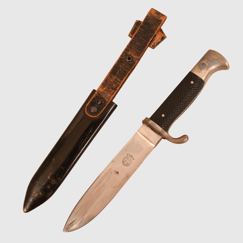 GERMAN WWII HILTER YOUTH KNIFE.