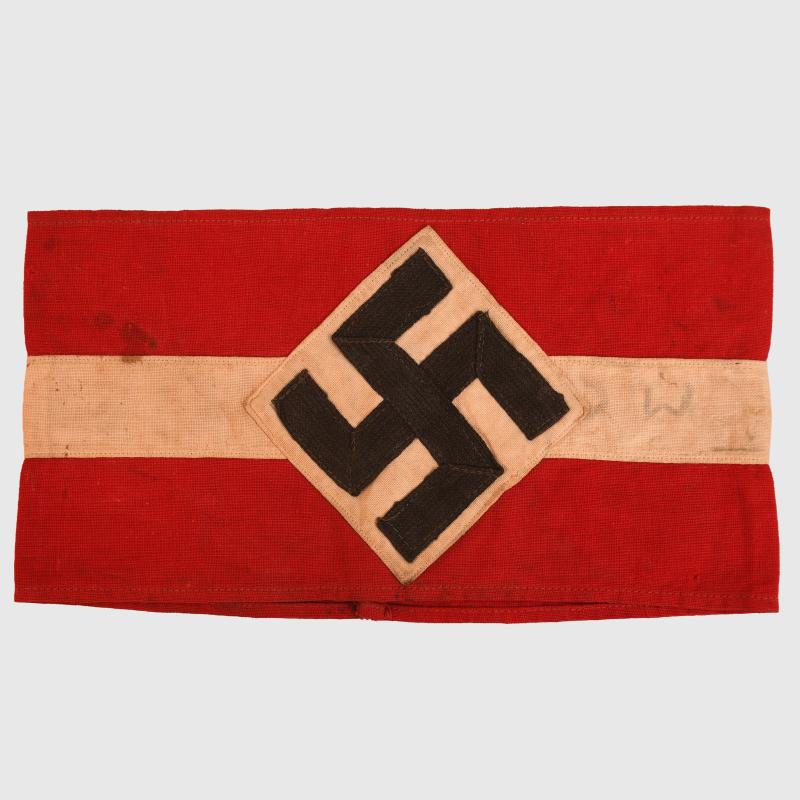 GERMAN WWII HITLER YOUTH ARMBAND.