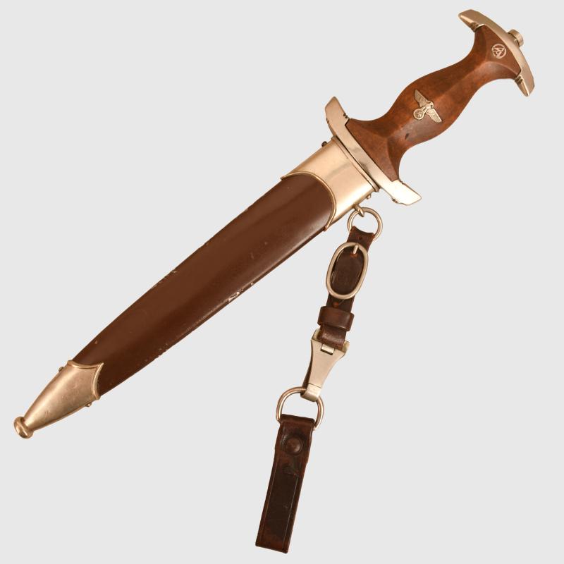 GERMAN WWII SA MANS DAGGER BY CHRISTIANSWERK OF SOLINGEN.