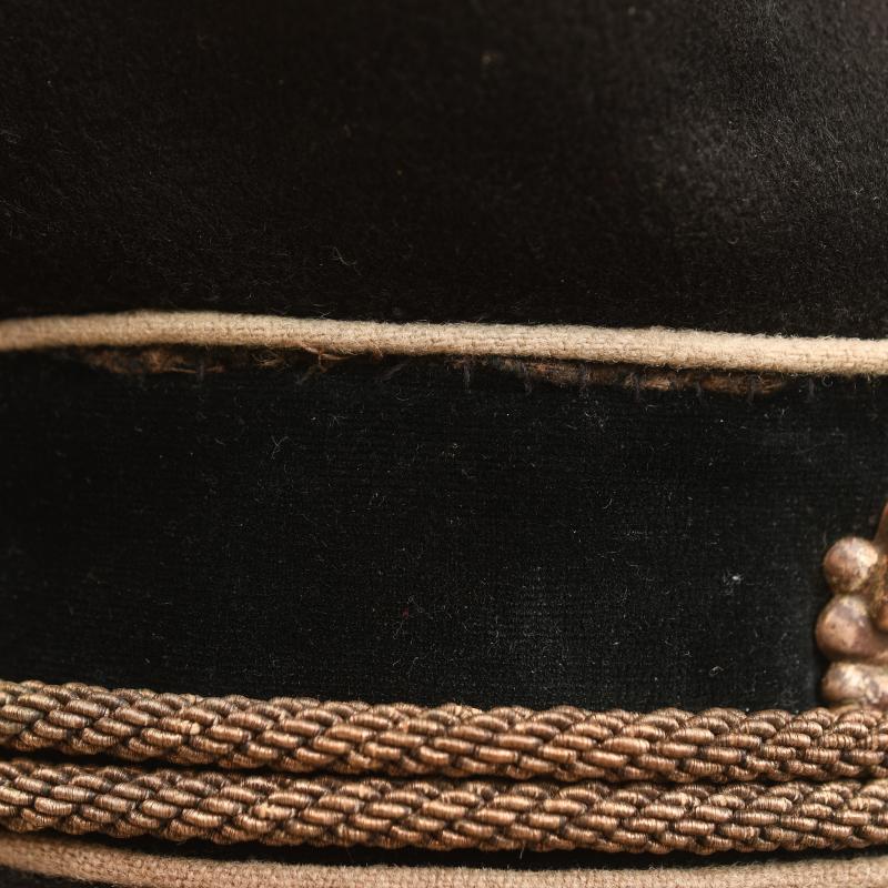 GERMAN WWII EARLY ALLGEMEINE SS OFFICERS CRUSHER CAP.