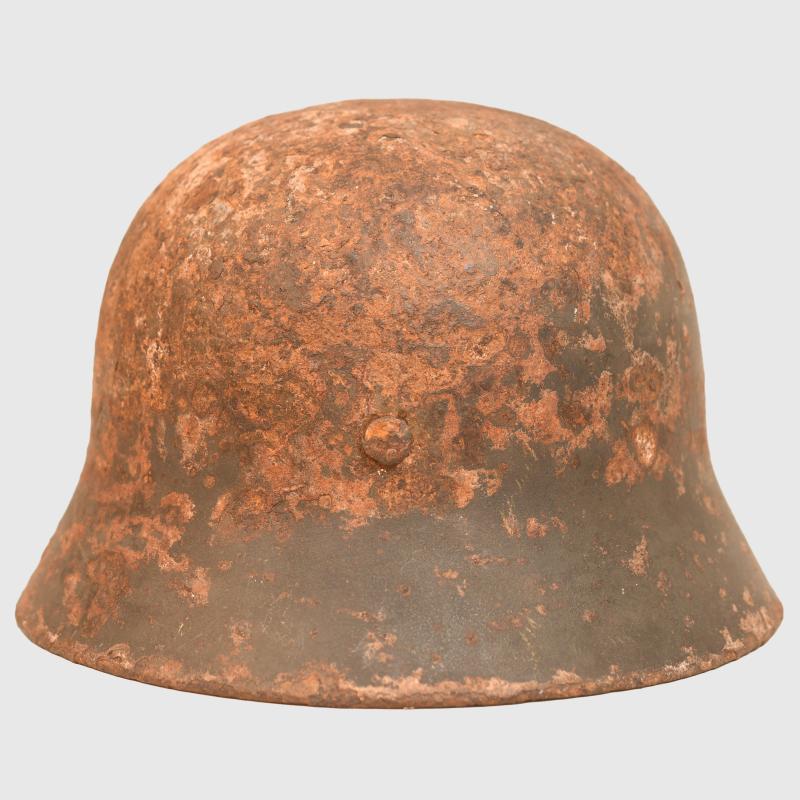 GERMAN WWII SPANISH BLUE DIVISION HELMET.