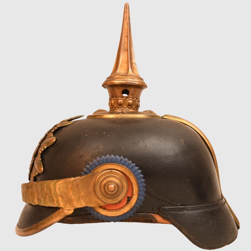 GERMAN WWI MECKLENBURG SCHWERIN INFANTRY OFFICERS HELMET.