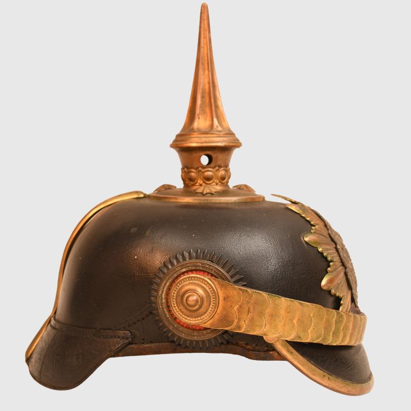 GERMAN WWI MECKLENBURG SCHWERIN INFANTRY OFFICERS HELMET.