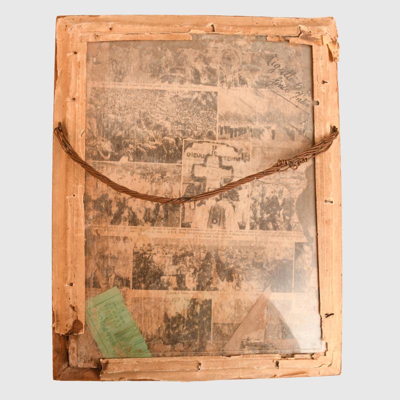 ITALIAN WWII MUSSOLINI WALL PLAQUE.