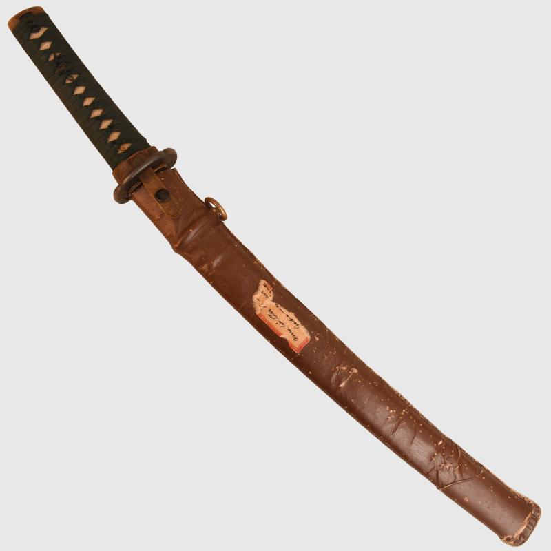 JAPANESE WWII KAMIKAZE WAKIZASHI SWORD.