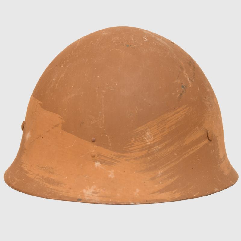 JAPANESE WWII MINT UNISSUED JAPANESE TYPE 90 COMBAT HELMET.