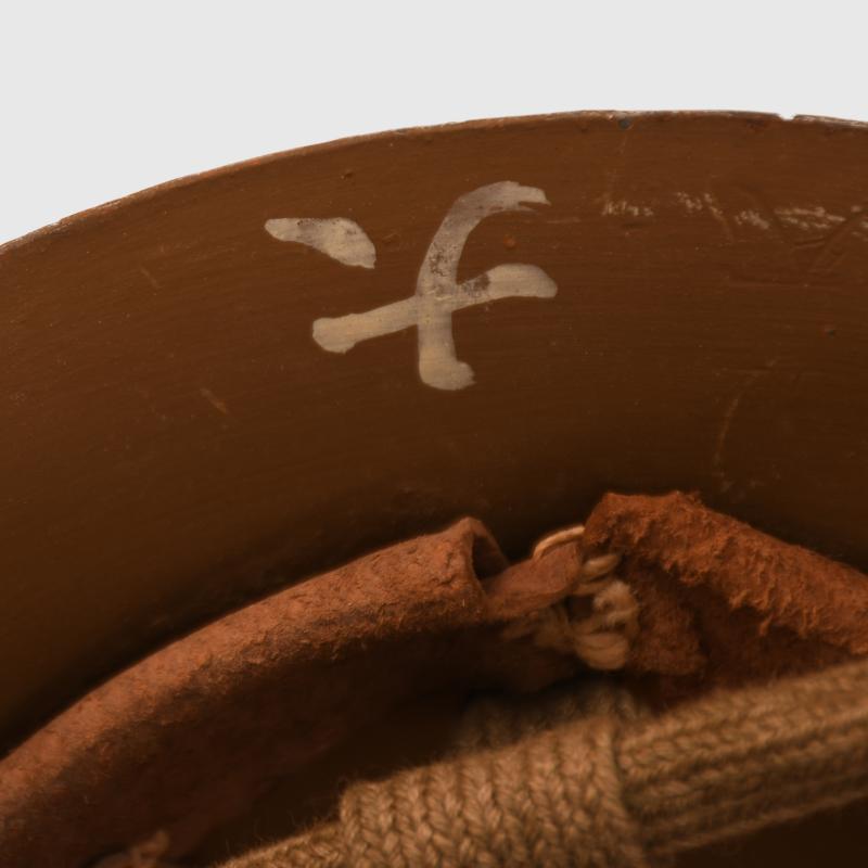 JAPANESE WWII MINT UNISSUED JAPANESE TYPE 90 COMBAT HELMET.