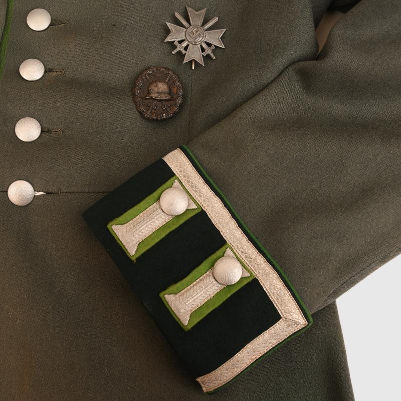 GERMAN WWII ARMY PANZER GRENADIER NCO PARADE TUNIC.