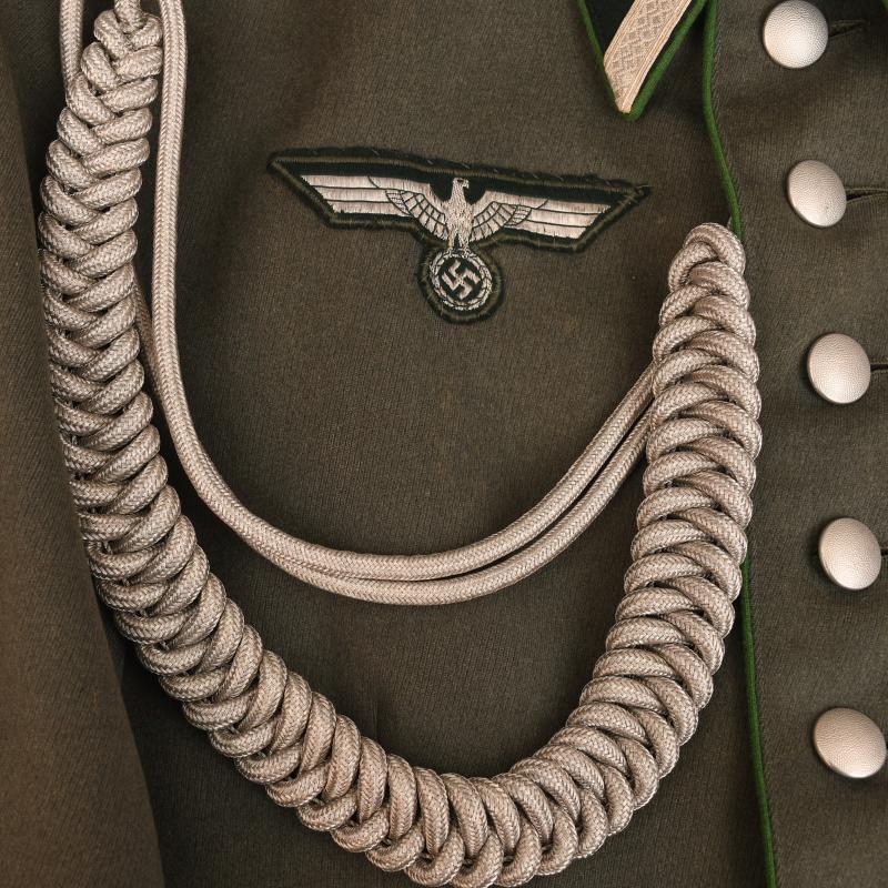 GERMAN WWII ARMY PANZER GRENADIER NCO PARADE TUNIC.