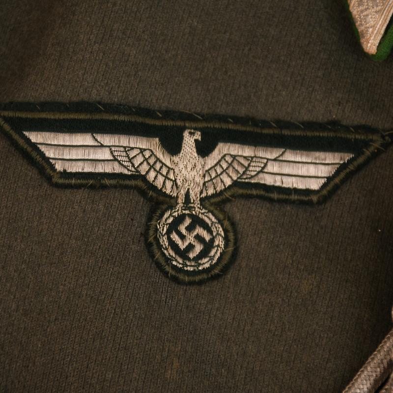 GERMAN WWII ARMY PANZER GRENADIER NCO PARADE TUNIC.